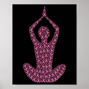 Poster Sensibilisation au cancer du sein Ruban rose &amp;