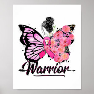 Poster Sensibilisation au cancer du sein Rubans roses Pap