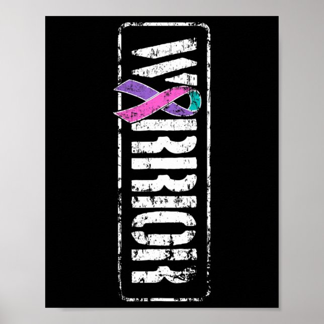 Poster Sensibilisation au cancer - Les trottoirs du guerr (Devant)