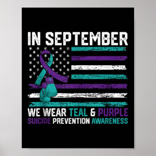 Poster Sensibilisation au suicide 2024 En Septembre Nous
