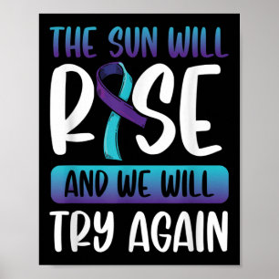 Poster Sensibilisation au suicide _Le Soleil va se lever 
