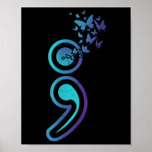 Poster Sensibilisation au suicide Mois de la santé mental