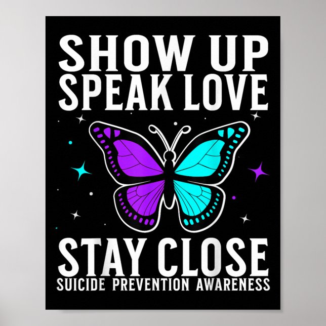 Poster Sensibilisation au suicide Soutien à la sensibilis (Devant)
