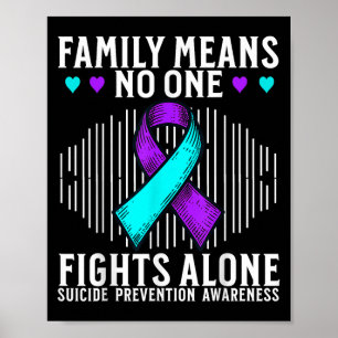 Poster Sensibilisation au suicide Soutien Mois de la sens