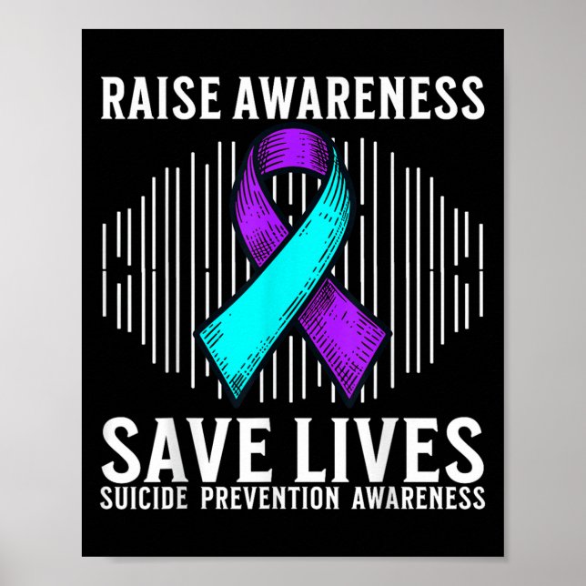 Poster Sensibilisation au suicide Soutien Sensibilisation (Devant)