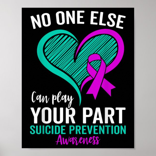 Poster Sensibilisation au suicide Suicide (Devant)
