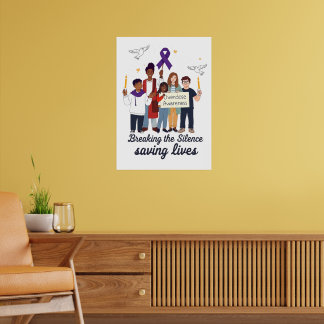 Poster Sensibilisation au surdosage - Briser le silence 