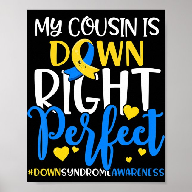 Poster Sensibilisation au syndrome de Down Mon neveu est  (Devant)