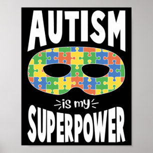 Poster Sensibilisation Autiste Hommes Femmes Enfants L'au