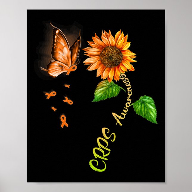 Poster Sensibilisation aux cultures de tournesol papillon (Devant)