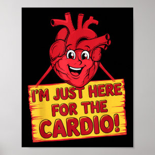 Poster Sensibilisation aux maladies cardiaques Humour car