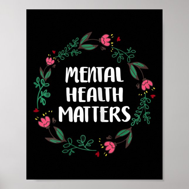 Poster Sensibilisation aux problèmes de santé mentale Pré (Devant)