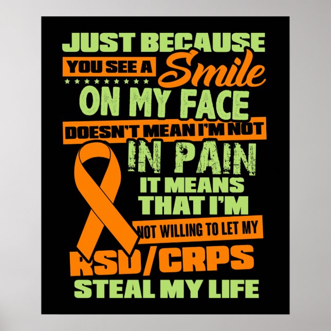Poster Sensibilisation aux RSD CRPS (Devant)