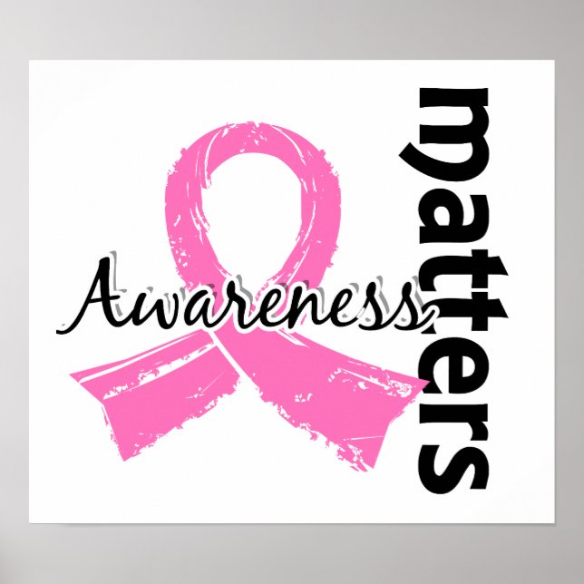 Poster Sensibilisation, c'est important 7 Cancer du sein (Devant)
