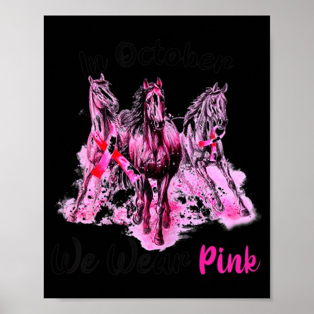 Poster Sensibilisation Des Femmes En Octobre Nous Portons (Devant)
