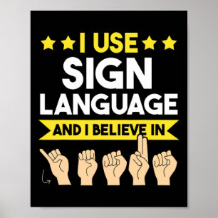 Poster Sensibilisation Des Sourds Et Langue Des Signes