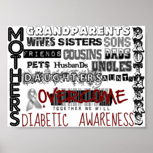 POSTER SENSIBILISATION DIABÉTIQUE