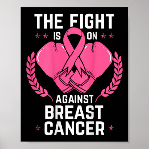 Poster Sensibilisation du sein Cancer Chimiothérapie Awar