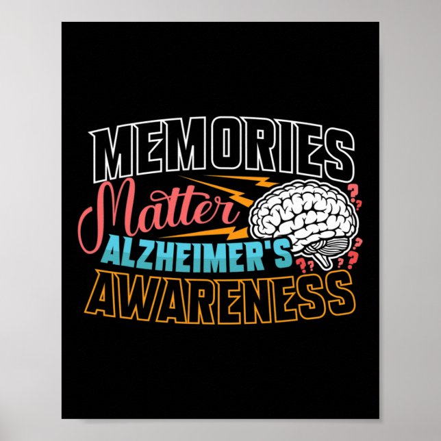 Poster Sensibilisation Heimer Dementia Senior (Devant)