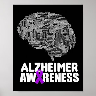 Poster Sensibilisation Heimerheimer Violet Ribbon Support