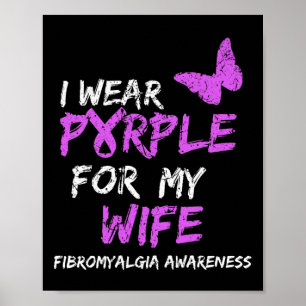 Poster Sensibilisation Je Porte Du Violet Pour Ma Femme 3