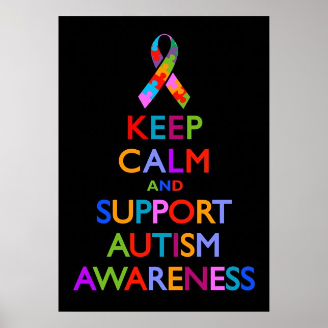 Poster Sensibilisation sur l'autisme (Devant)
