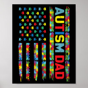 Poster Sensibilisation sur l'autisme Autisme Papa Amériqu