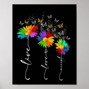 Poster Sensibilisation sur l'autisme Chemise Live Amour A