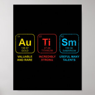 Poster Sensibilisation sur l'autisme Femmes Maman Enfants