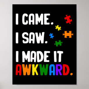 Poster Sensibilisation sur l'autisme Femmes Soutien Asper