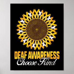 Poster Sensibilisation Tournesol Choisir Type Jaune Ribbo