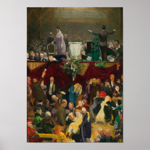 Poster Sentier de poussière de scie par George Bellows (1