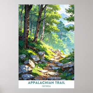Poster Sentier des Appalaches, Géorgie