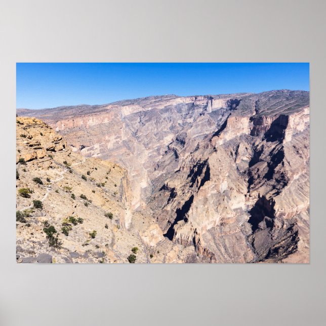 Poster Sentier randonnée en Jebel Shams (Devant)