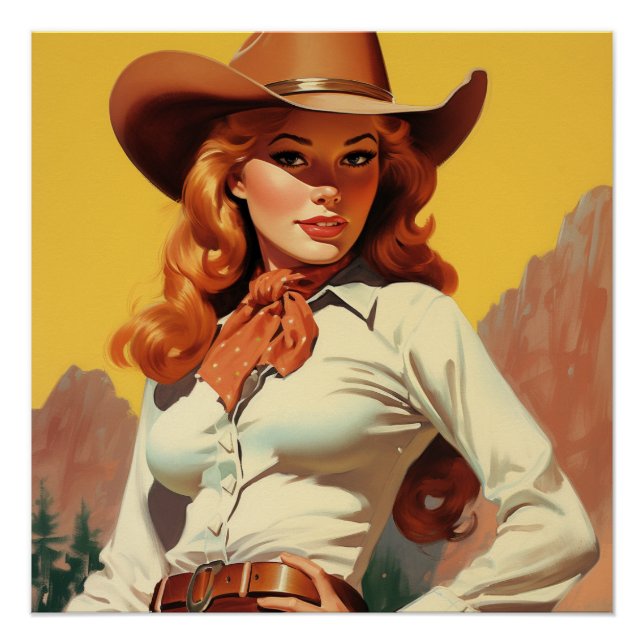 Poster Sentiers romantiques de la cowgirl : Whispers Wild (Devant)