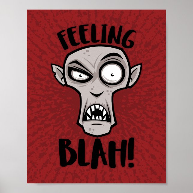 Poster Sentiment Blah Nosferatu Vampire (Devant)