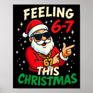 Poster Sentiment drôle 67 Ce Noël Six Sept Méme Enfant