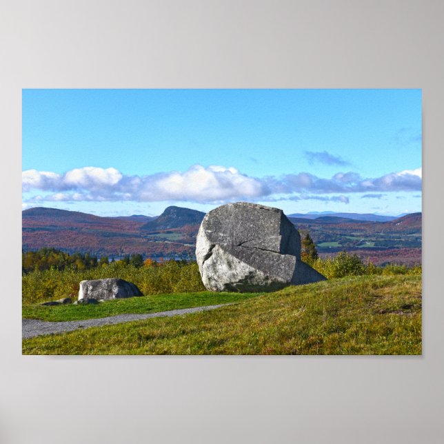 Poster Sentinel Rock, Westmore, Vermont (Devant)