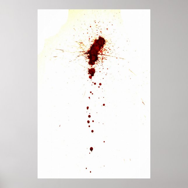 Poster Séparateur de sang sur le mur (Devant)