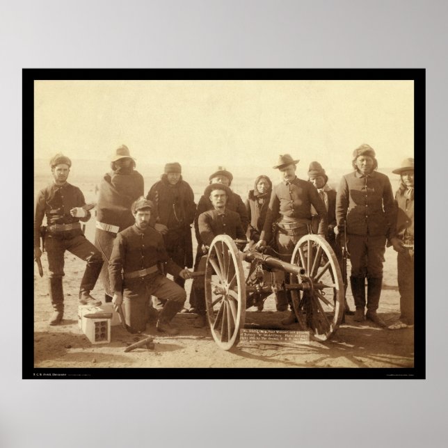 Poster Sept Amérindiens et 1ère artillerie SD 1891 (Devant)