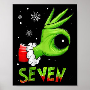 Poster Sept Fun 6 7 Mème Santa Noël Xmas Professeur