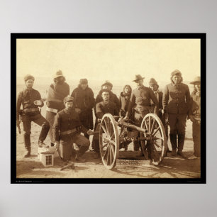 Poster Sept Natifs américains et ęr écart-type 1891