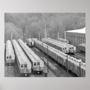 Poster Septa Transit M-3 Market Frankford Line Cars large