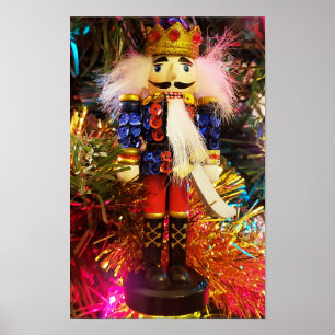 Poster Sequin Nutcracker soldat ornement de Noël
