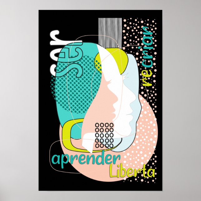 Poster SER - 11 Learn Liberta (black) (Front)