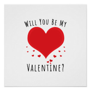 Poster Seras-tu ma valentine ?