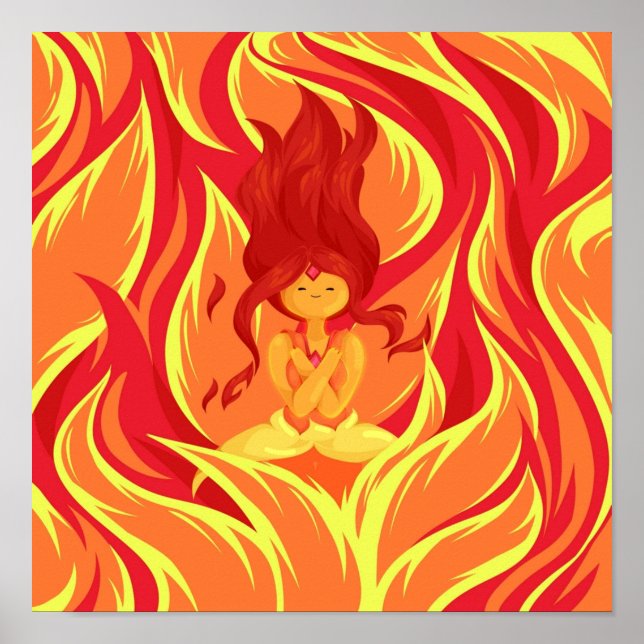 Poster Serene Flame Princesse (Devant)