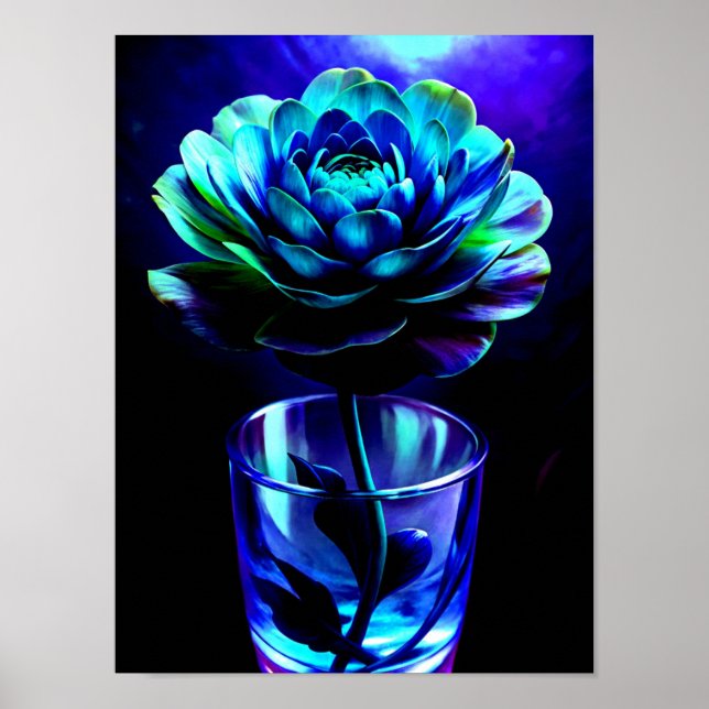 Poster "Serene Green" (Devant)