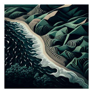 Poster Serene Shores