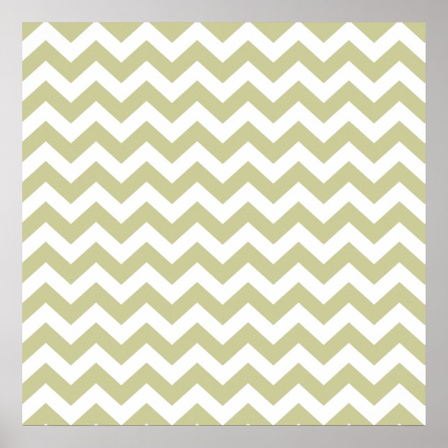 Poster Serengeti Safari Chevron (Devant)